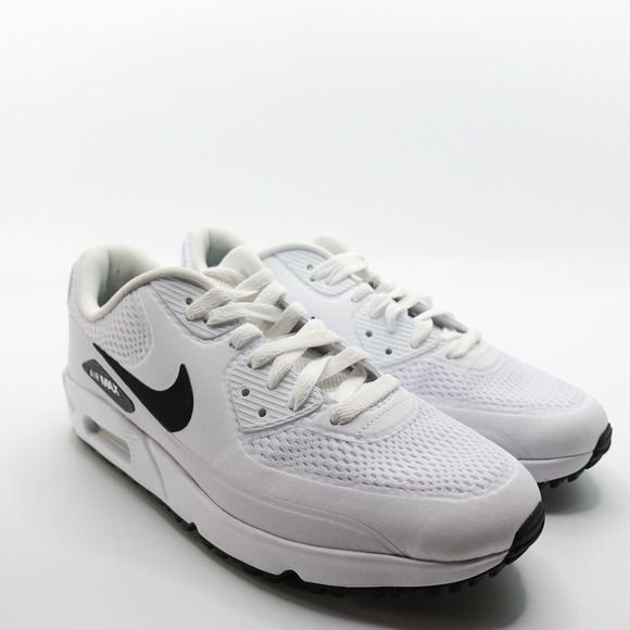 Nike Air Max 90 G Mens Golf Shoes Size 8 CU9978 101 White Black Spikeless main image 4